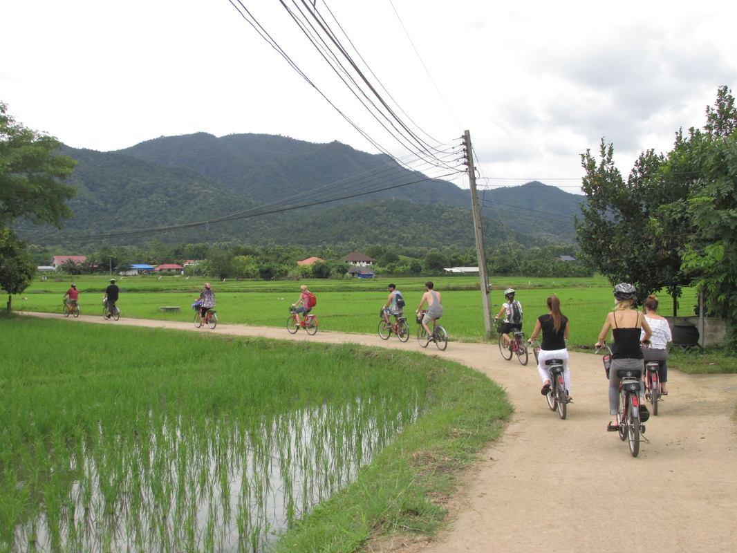 cycling, tour, thailand, travel, sikh, activity, village