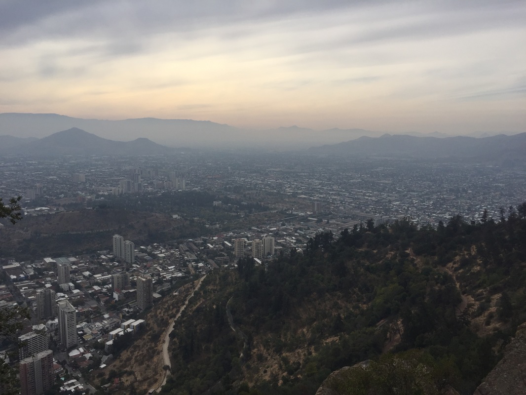 Chile, travel, sikh, blog, San Cristobal, mountain, santiago