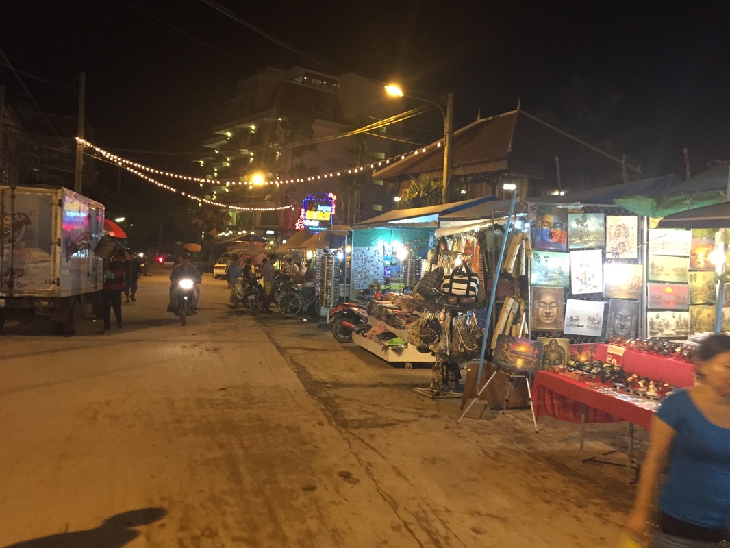 siem reap, night market, cambodia, sikh, travel